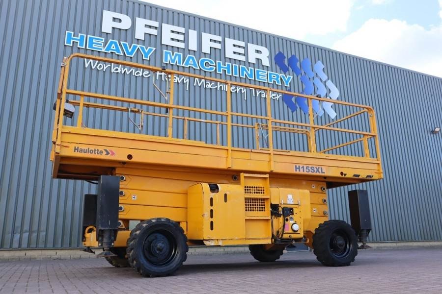 Haulotte H15SXL Diesel, 4x4 Drive, 15m Working Height, 500k 2011 HAULOTTE - H15SXL - 63452 H15SXL Diesel, 4x4 Drive, 15m W...