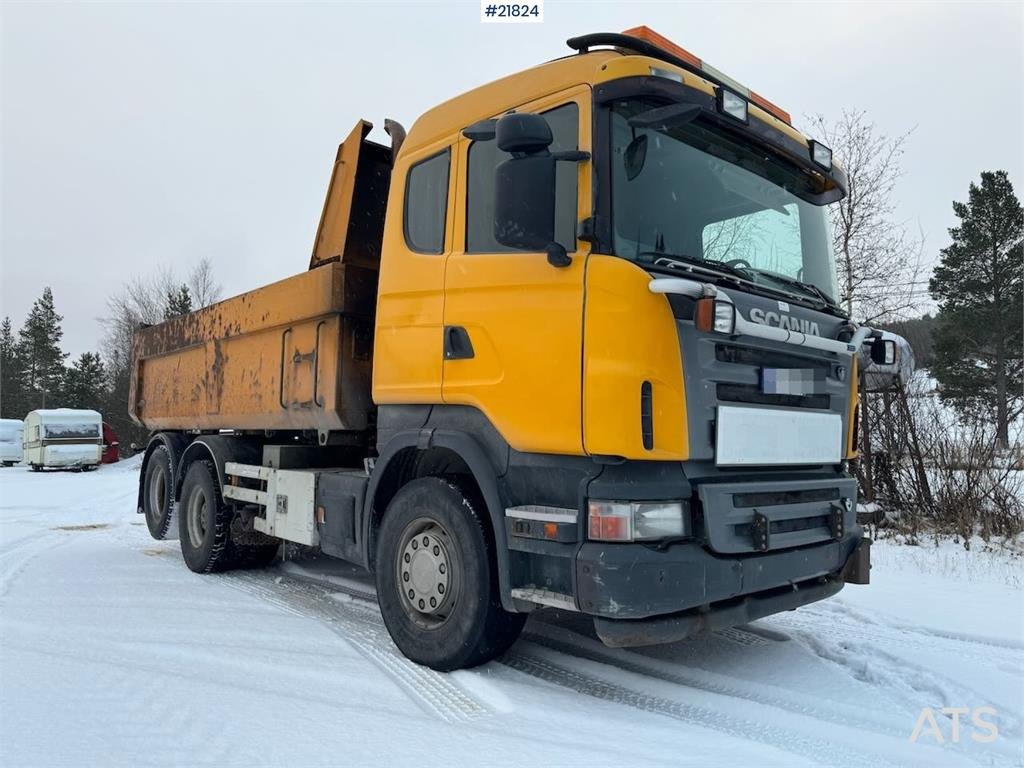 Scania R500 Tipper Truck, Snow Plow Equipped, with Underb 2005 21824 R500 Tipper Truck, Snow Plow Equipped, with Underb 20...
