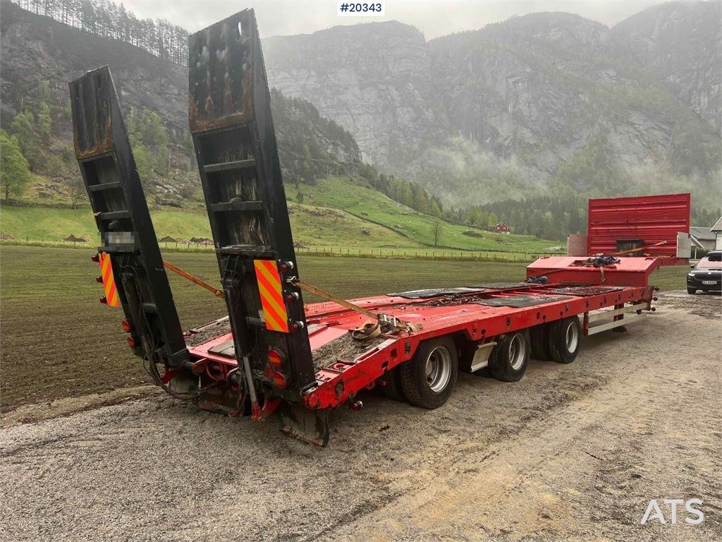 Damm SE-51M 3 axle Machine trailer w/ hydraulic driving 2009 20343 Damm SE-51M 3 axle Machine trailer w/ hydraulic driving...