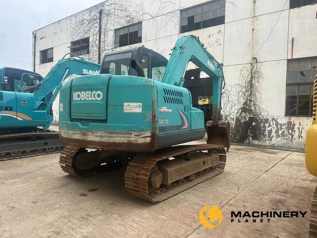 Kobelco SK75 Mini Crawler Excavator 80% New SK75 2019 1 Crawler Excavators image 3