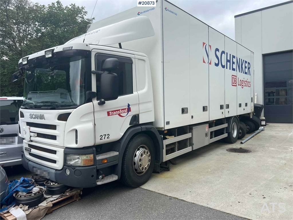 Scania P270 4x2 box truck w/ full side opening Repair obj 2006 20873 P270 4x2 box truck w/ full side opening Repair obj 20...
