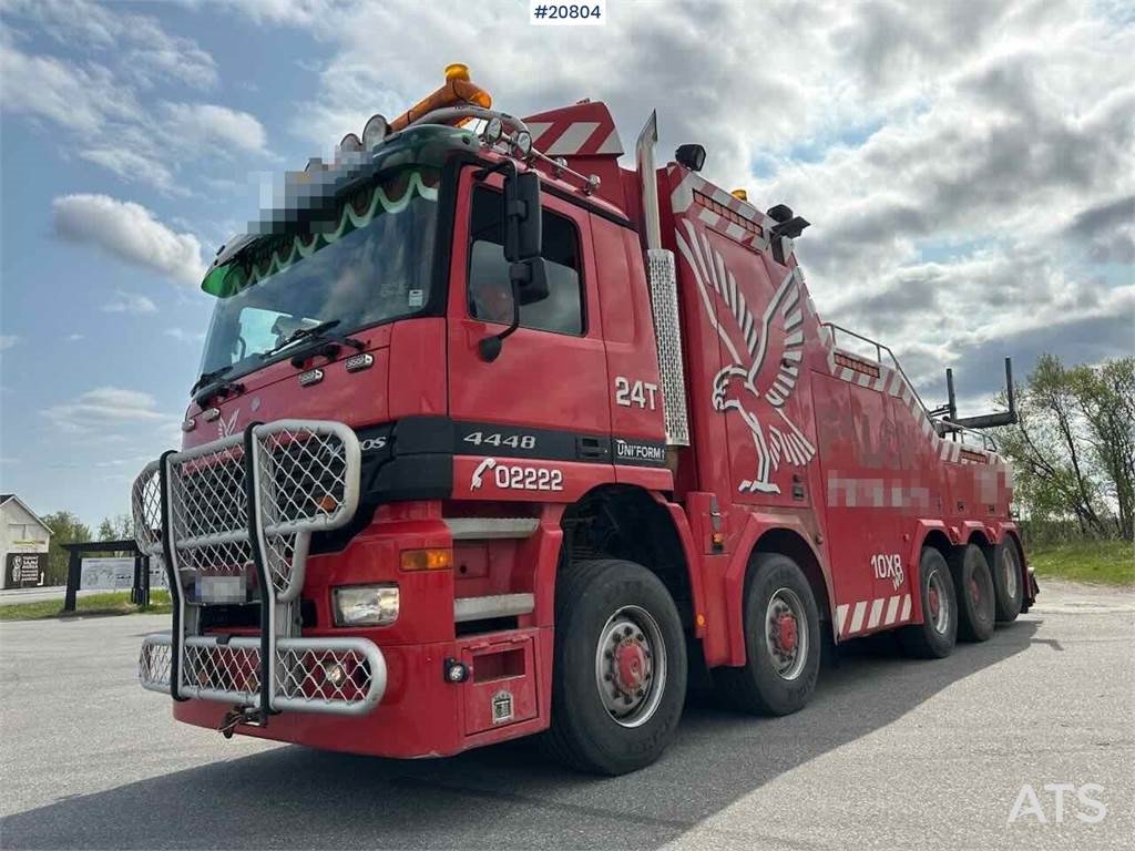 Mercedes-Benz Actros 4448 8x8 heavy hauler w/ SWS body and low m 2004 20804 Actros 4448 8x8 heavy hauler w/ SWS body and l...