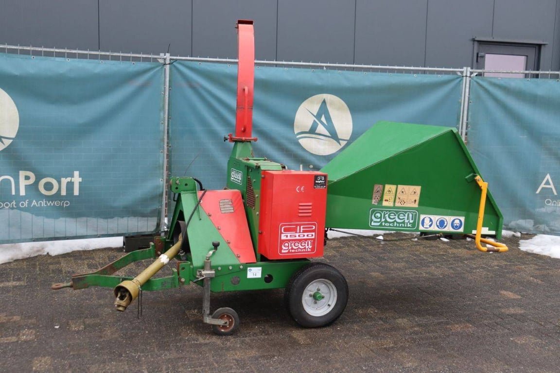 Wood chipper Green Technik CIP 1500 Greentec CIP 1500 1