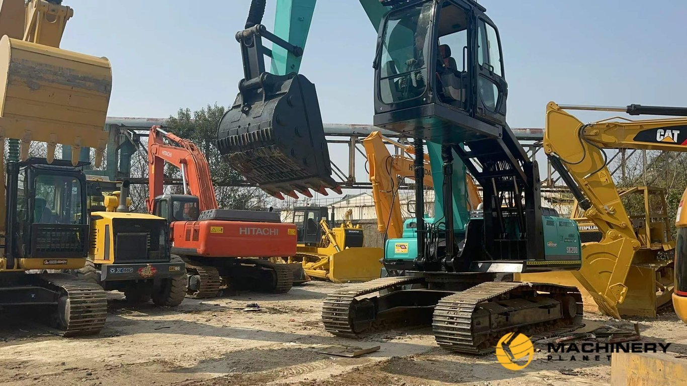 Kobelco SK200-8 Crawler Excavator Good Condition Hot Sale SK200-8 2019 1 Crawler Excavators image 3