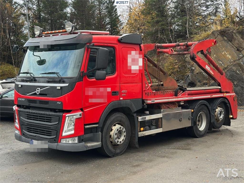 Volvo FM 410 skip dumper 6x2 w/ Laxo body, extension and 2019 21577 FM 410 skip dumper 6x2 w/ Laxo body, extension and 2019 1