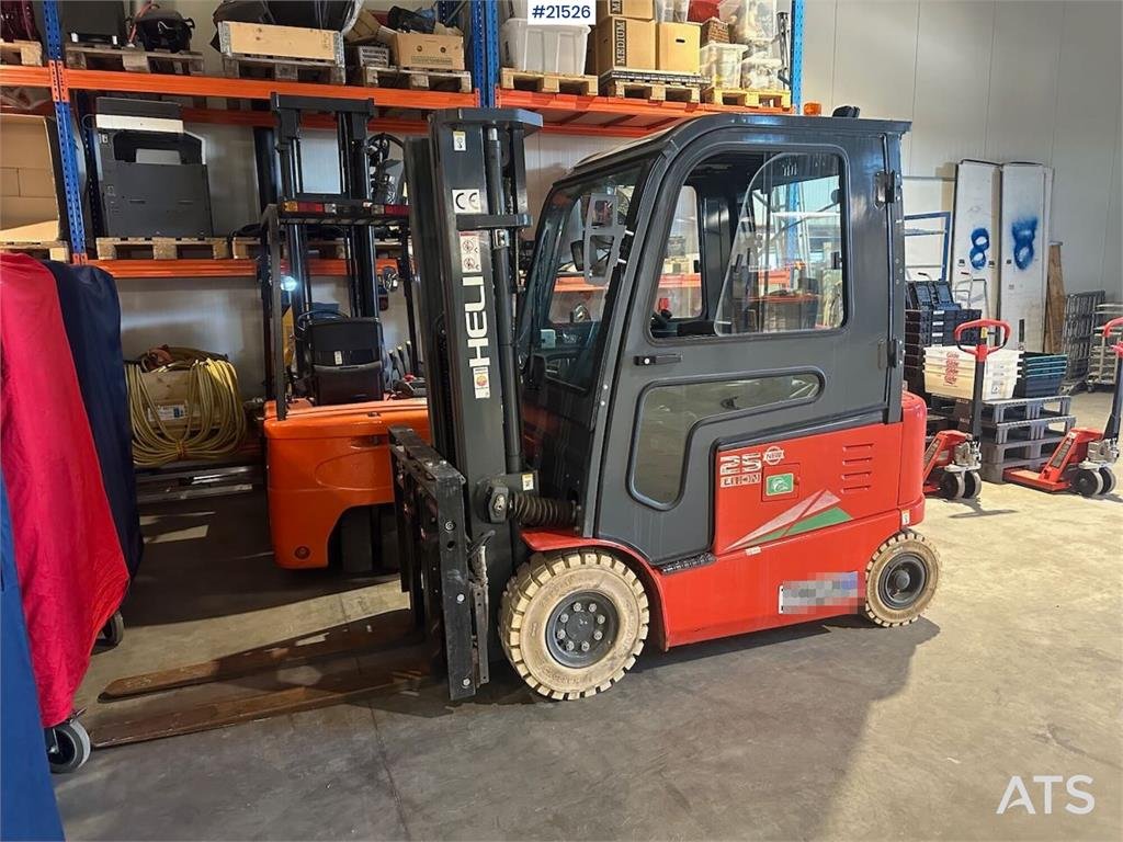 Heli CPD25 electric counterbalanced forklift. 4.7 meter 2021 21526 CPD25 electric counterbalanced forklift. 4.7 meter 2021...