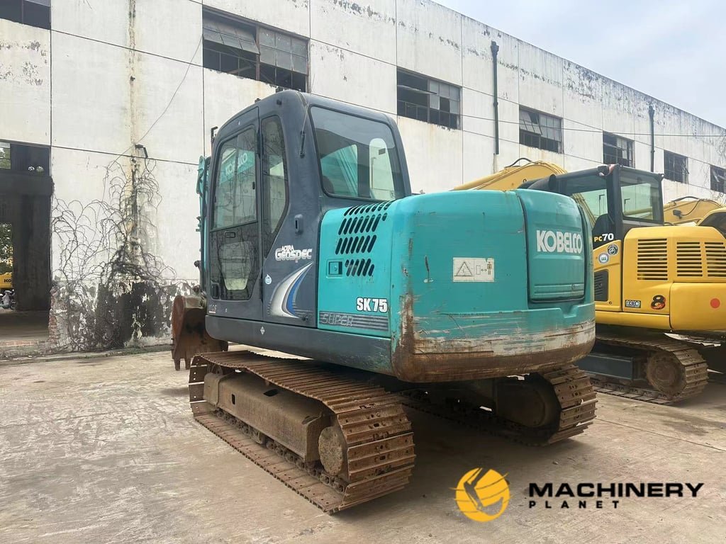 Kobelco SK75 Mini Crawler Excavator 80% New SK75 2019 1 Crawler Excavators image 4