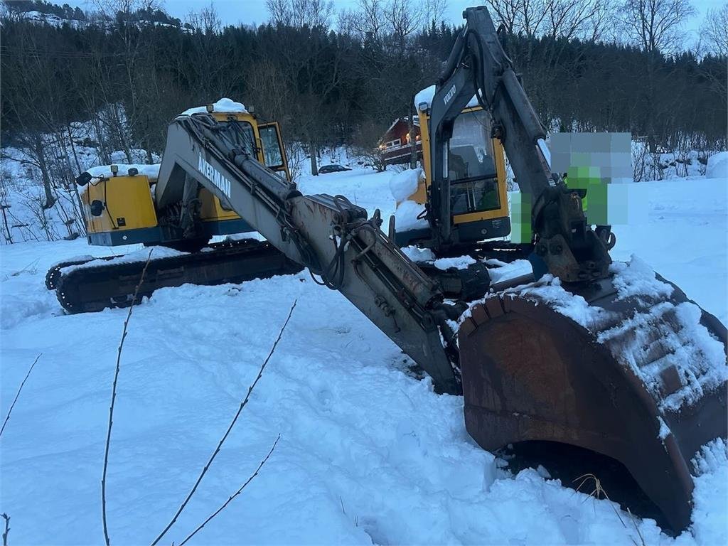 Åkerman EC200 excavator with 2 buckets. SEE VIDEO. 1996 22032 Akerman EC200 excavator with 2 buckets. SEE VIDEO. 1996 1 Cr...