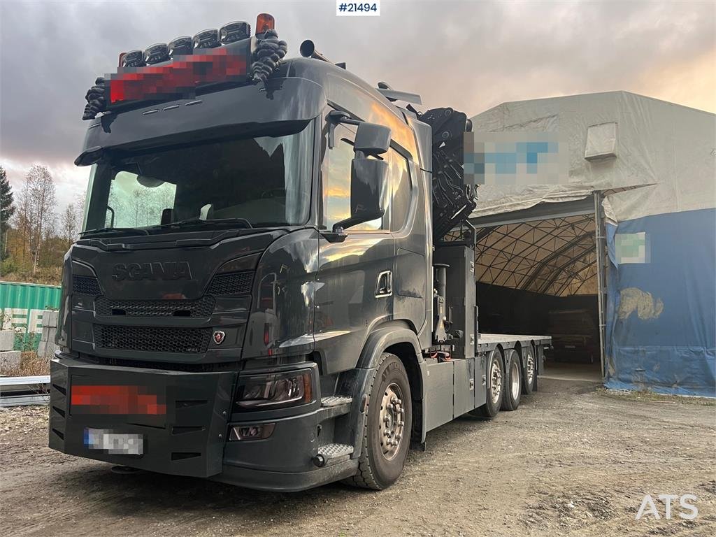 Scania G560 8x2 pusher crane truck w/ onspot, 2023 50t/m 2024 21494 G560 8x2 pusher crane truck w/ onspot, 2023 50t/m 2024...