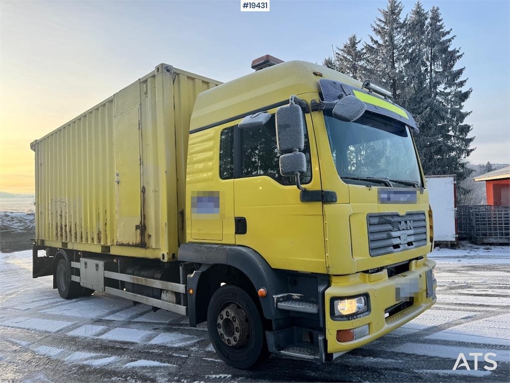 MAN TGM 15.280 Container truck w/ Driving bridges. 2007 19431 TGM 15.280 Container w/ Driving bridges. 2007 1