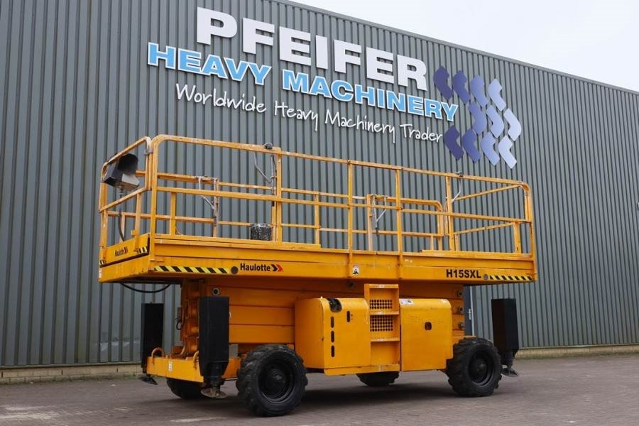 Haulotte H15SXL Diesel, 4x4 Drive, 15m Working Height, 500k 2011 HAULOTTE - H15SXL - 63129 H15SXL Diesel, 4x4 Drive, 15m W...