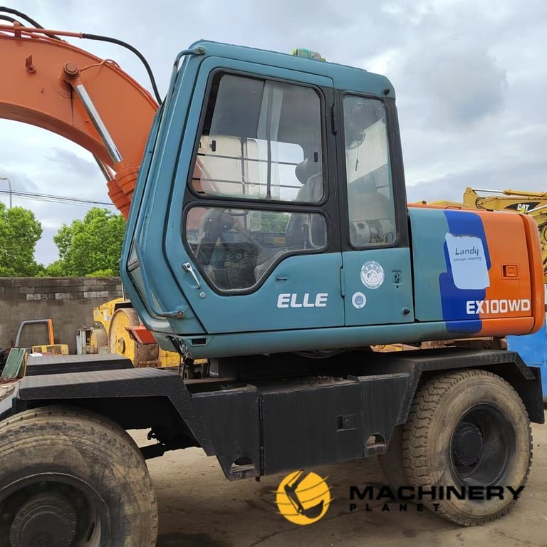 HITACHI Wheel Excavator EX100WD Low Price EX100WD 2019 1 Wheel Loaders image 4