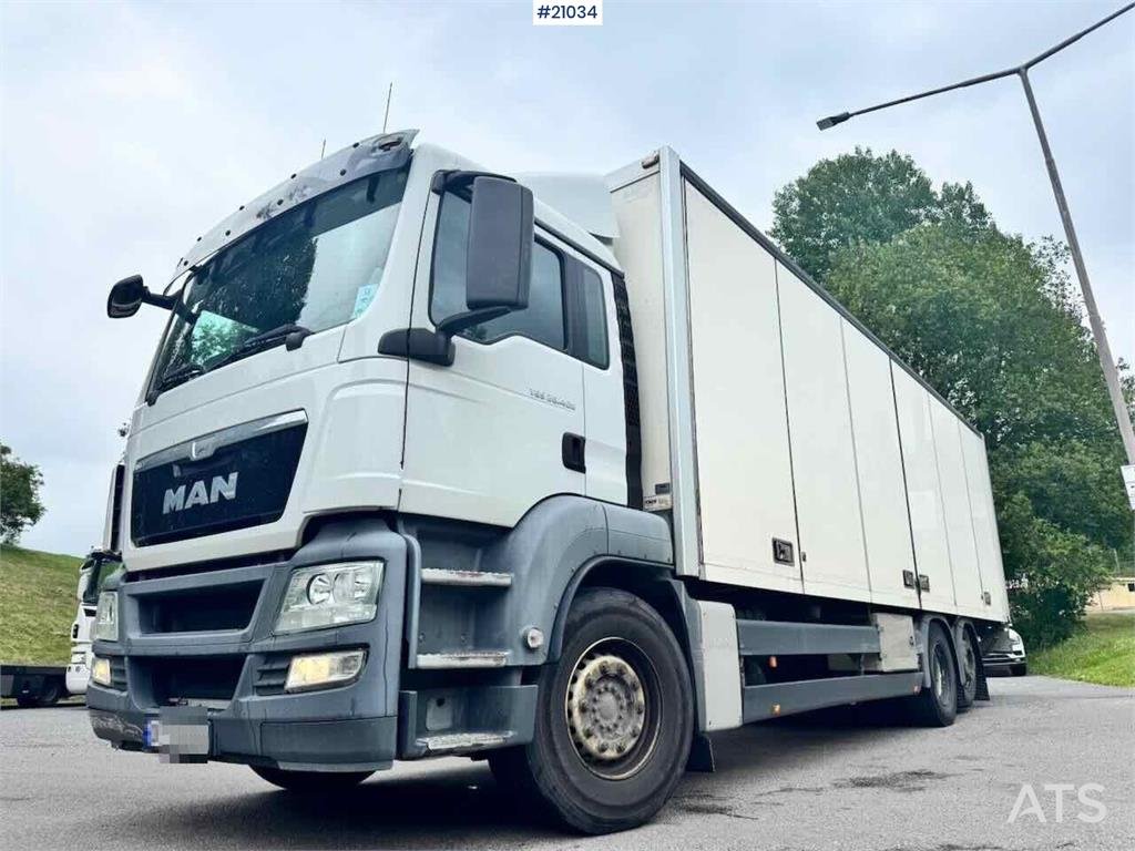 MAN TGS 26.400 6x2 Box truck w/ Full side opening. WAT 2013 21034 TGS 26.400 6x2 Box w/ Full side opening. WAT 2013 1