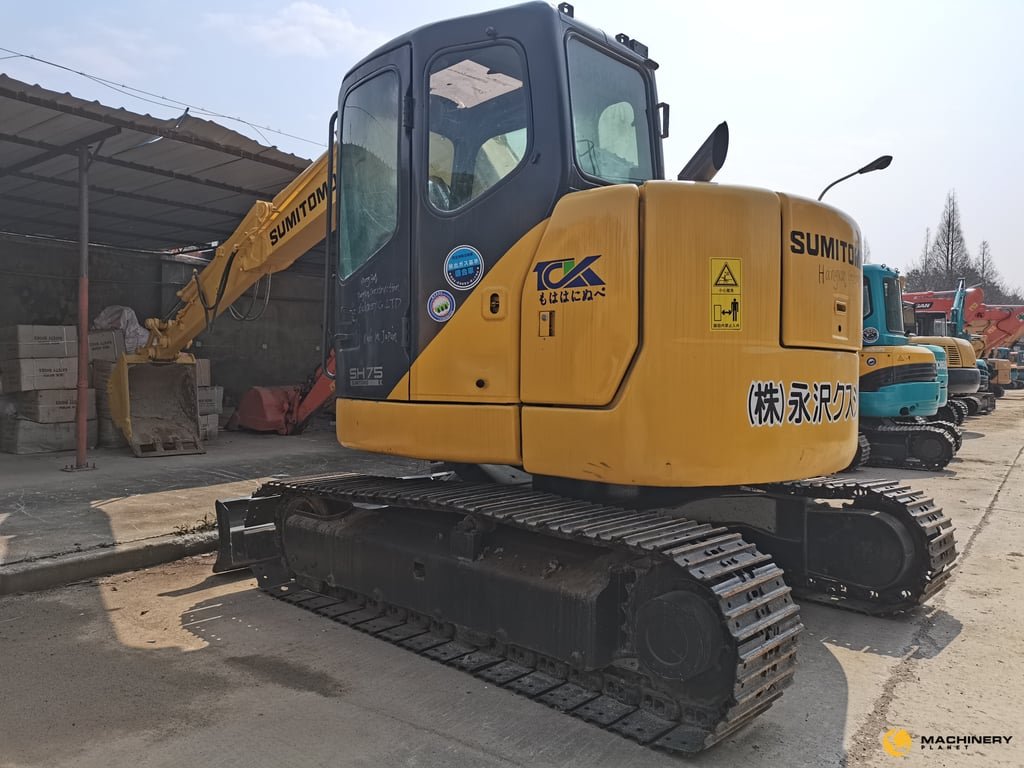 Sumitomo SH75 Crawler Excavator Original good conditon SH75 2019 1 Crawler Excavators image 4