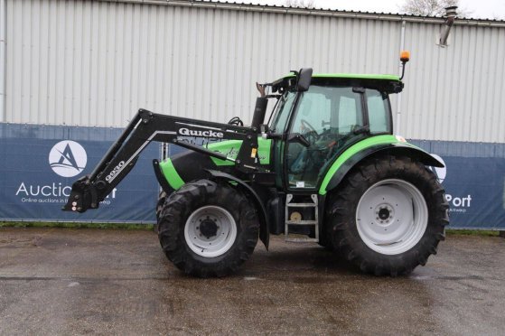 Deutz Fahr AGROTRON K100 Diesel Tractor 101 hp 2008 with front loader Deutz Fahr AGROTRON K 100 2008 2