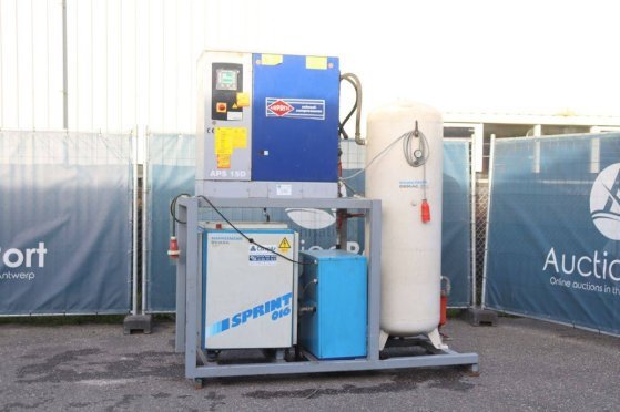 Compressor Airpress APS 15D/10 G2 Electric 10bar 2009 Airpress APS 15D/10 G2 2009 2 Compressors