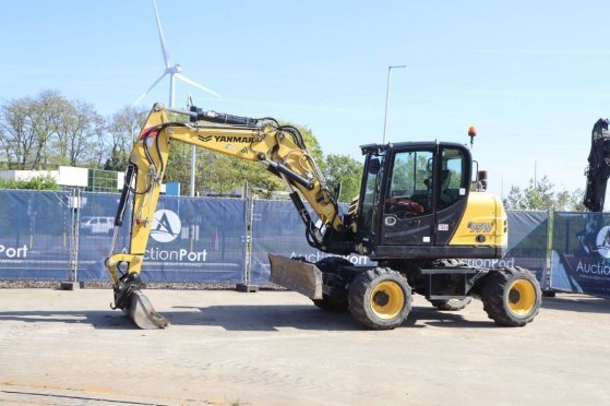 Wheel excavator Yanmar B95W Diesel 74.4kW 2021 B95W 2021 2 Wheeled Excavators