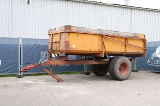 Miedema HS65 Tipper Trailer 1970 Miedema HS65 1970 2 Flatbed open trailers