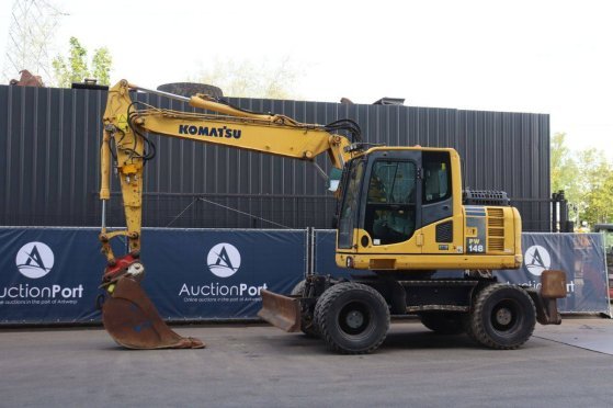 Tire crane Komatsu PW 148-8 Diesel 90kW 2011 915 2011 2 Wheeled Excavators
