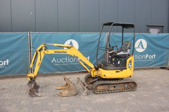 Mini excavator Komatsu PC16R-3HS Diesel 11.8kW 2012 PC16R-3HS 2012 2
