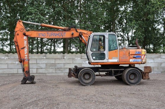 Wheel excavator Fiat Hitachi 595-A Diesel 87kW 1996 Fiat 595-A 1996 2 Wheel Loaders