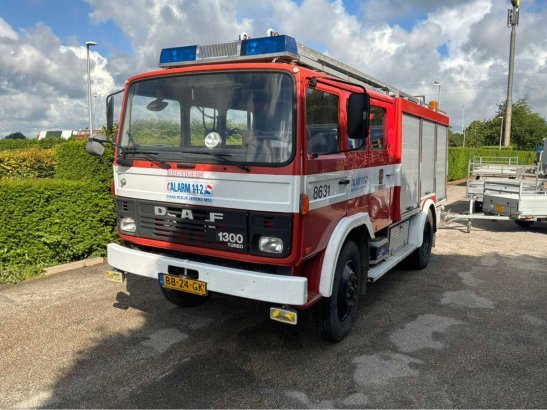 DAF 1300 Turbo Diesel Fire Truck 1981 1300 Turbo 1981 2