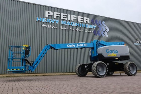Genie Z60/37FE Hybrid, 4x4 Drive, 20m Working Height, 11 Z60/37FE Hybrid, 4x4 Drive, 20m Working Height, 11 2021 2