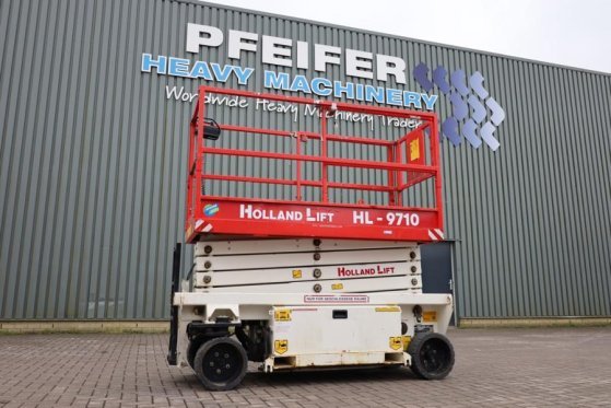 Holland Lift Ecostar HL-9710 Electric, 12m Working Height, 325k Holland lift Ecostar HL-9710 Electric, 12m Working Height,...