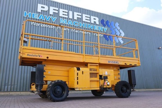 Haulotte H15SXL Diesel, 4x4 Drive, 15m Working Height, 500k Haulotte H15SXL Diesel, 4x4 Drive, 15m Working Height, 500k 20...