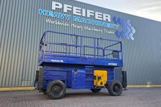 Haulotte H15SX Diesel, 4x4 Drive, 15 Working Height, 500kg Haulotte H15SX Diesel, 4x4 Drive, 15 Working Height, 500kg 2004...