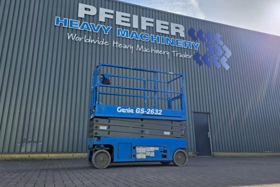 Genie GS2632 Electric, 10m Working Height, Non Marking T GS2632 Electric, 10m Working Height, Non Marking T 2011 2 Scissor...