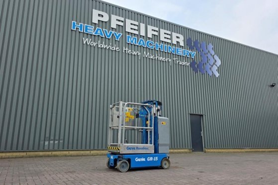 Genie GR15 Electric, 6.5m Working Height, 227kg Capacity GR15 Electric, 6.5m Working Height, 227kg Capacity 2014 2