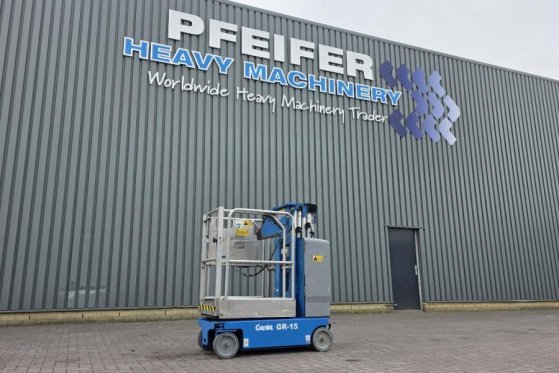 Genie GR15 Electric, Batteries 2024, 6.5m Working Height GR15 Electric, Batteries 2024, 6.5m Working Height 2014 2