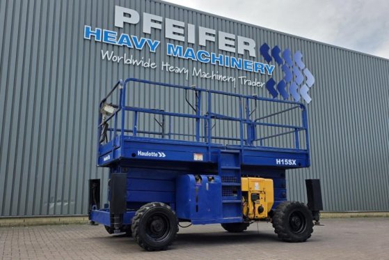 Haulotte H15SDX Diesel, 4x4 Drive, 15 Working Height, 700kg Haulotte H15SDX Diesel, 4x4 Drive, 15 Working Height, 700kg 20...