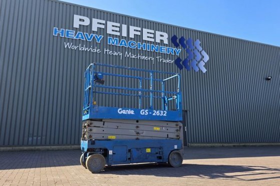 Genie GS2632 Electric, 10m Working Height, 227kg Capacit GS2632 Electric, 10m Working Height, 227kg Capacit 2015 2 Scissor...