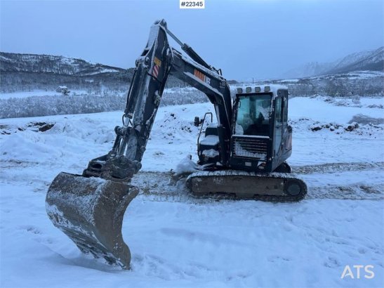 Hardlife HE80 mini excavator w/ narrow bucket and Hardlife HE80 mini excavator w/ narrow bucket and 2022 2 Crawler Excavators