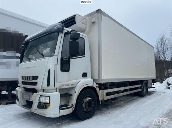 Iveco Eurocargo 4x2 box truck with refrigeration unit an Eurocargo 4x2 box truck with refrigeration unit an 2012 2