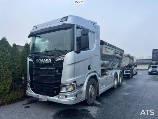 Scania R660 6x4 Asphalt Truck with Carnehl Asphalt Traile R660 6x4 Asphalt Truck with Carnehl Asphalt Traile 2022 2 Tipper...