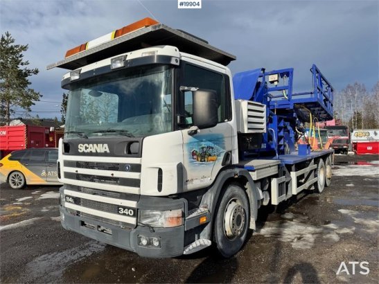 Scania P114 Lift truck w/ Compressor and 8 meter Lift. P114 Lift truck w/ Compressor and 8 meter Lift. 1997 2