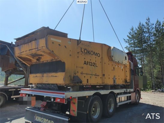 Lokomo A 132 L sikt med fjærer og ramme LOKOMO A 132 L sikt med fjærer og ramme 2