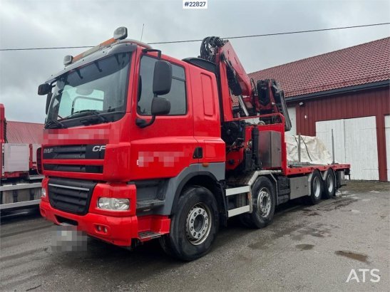 DAF CF85 8x4 crane truck with 66 t/m Fassi crane crane CF85 8x4 crane truck with 66 t/m Fassi crane crane 2013 2 Crane trucks