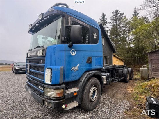 Scania 124G hooklift truck – Joab hook with articulated ( 124G hooklift truck – Joab hook with articulated ( 2000 2