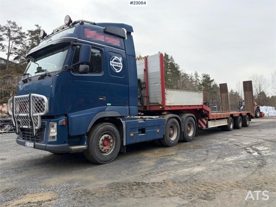 Volvo FH16 540 truck m/ 2006 Damm machine trailer 3294 2008 2 Tractor Units