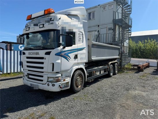 Scania R480 6x2 hook truck with a 20-ton hook, tipper box R480 6x2 hook truck with a 20-ton hook, tipper box 2007 2
