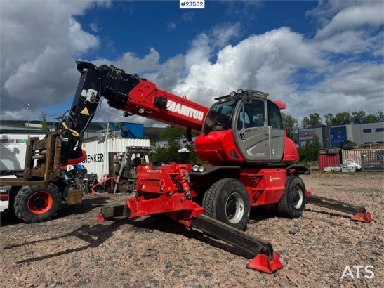 Manitou MRT 2150+ Rotating Telehandler – Jib, Pallet Forks MRT 2150+ Rotating Telehandler – Jib, Pallet Forks 2013 2 Forklift