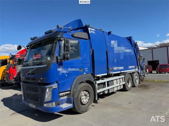 Volvo FM 410 6x2 refuse truck w/ NTM body – 1 chamber an 7005 2019 2