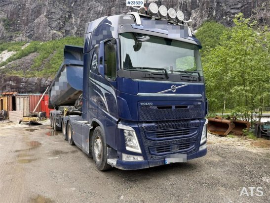 Volvo FH540 6x4 tractor unit with a 2017 3-axle Langendo 3294 2019 2 Tractor Units