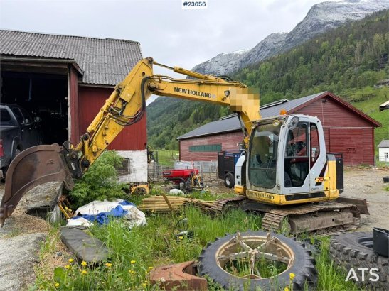 New Holland E70B SR-2 excavator with tooth bucket, gripper, na E70B SR-2 excavator with tooth bucket, gripper, na 2009 2 C...