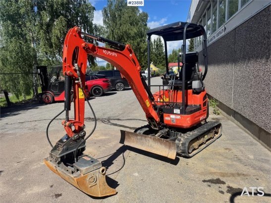 Kubota U17-3A Mini Excavator with 2 Buckets – 1,240 Hours U17-3A Mini Excavator with 2 Buckets – 1,240 Hours 2019 2