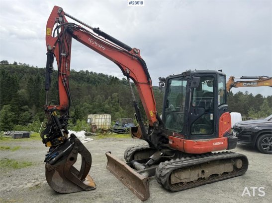 Kubota KX057-4 excavator for sale with a tooth bucket, a 2524 2018 2 Crawler Excavators